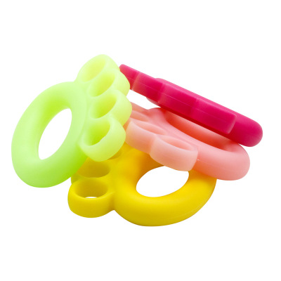 Finger Grip Exercise Relieves Stress Ring Silicone Ring