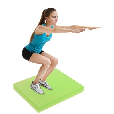 Square Exercise Non Slip Tpe Soft Yoga Foam Cushion Balance Pad